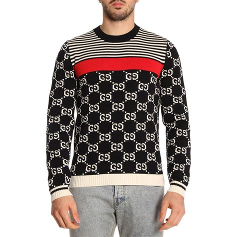 gucci men sweater neiman|men's gucci sweatsuit.